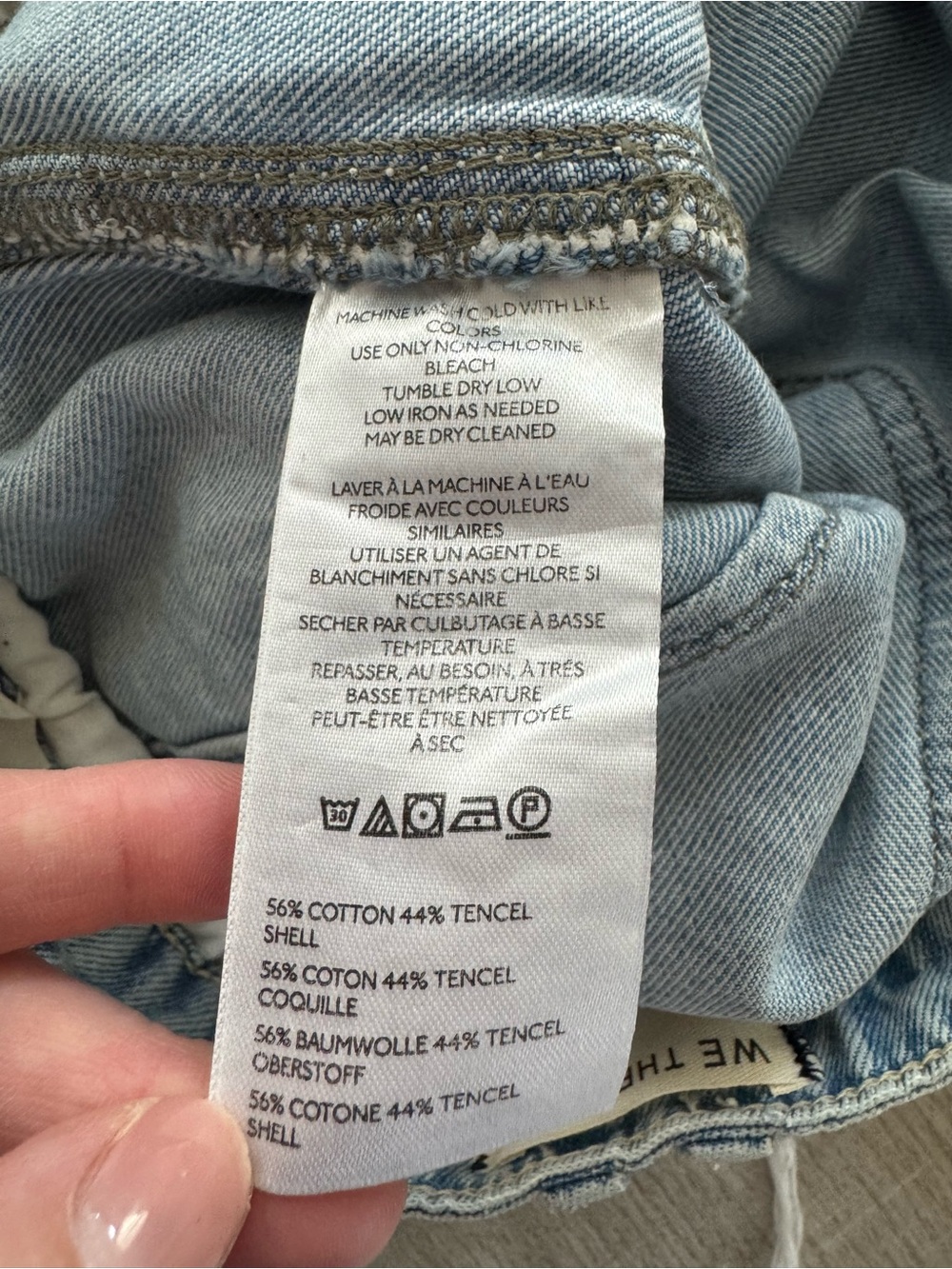 NWT Women's Free People Love Language Low Rise Denim Baggy Jeans Size 28 - Picture 7 of 8